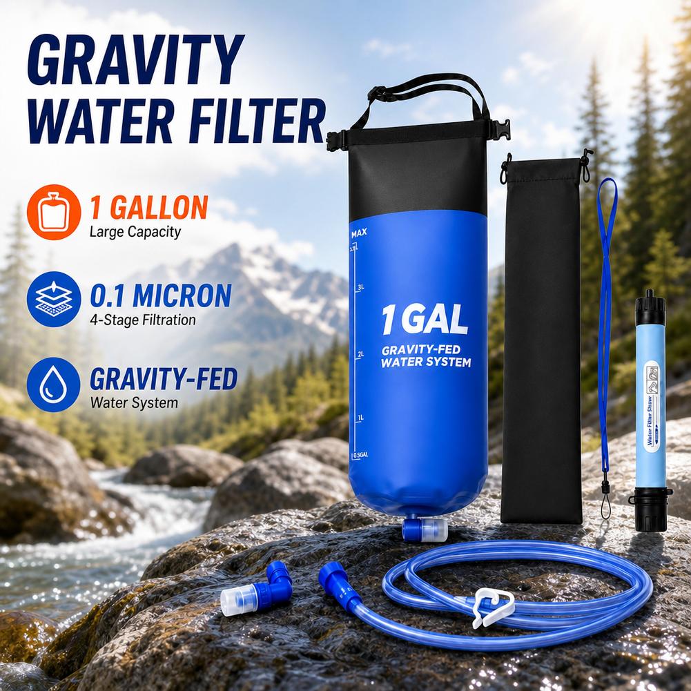 1 Gal Gravity Water Filter Bag - Bivy Bag Emergency review and price